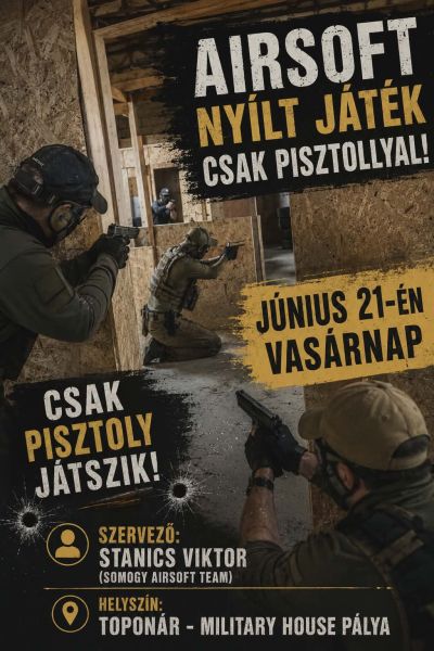 Toponár Only Pisztoly