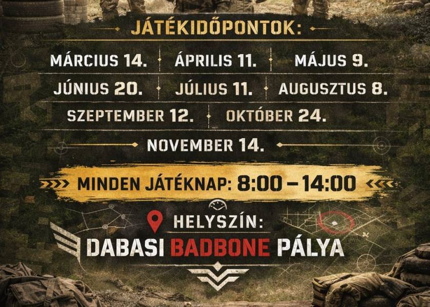 Szezonnyitó Airsoft - Dabas