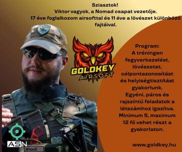 Goldkey airsoft tréning