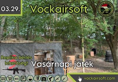 Szeszcsempészet Vockairsoft feladatos játék