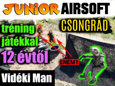 JUNIOR AIRSOFT JÁTÉK VIDÉKI MANNEL 12 ÉVTŐL